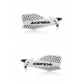 ACERBIS Garde-mains Universels Ouverts Blanc/Noir X-Ultimate