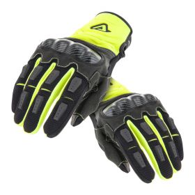 Motorcycle Gloves ACERBIS CE CARBON G 3.0 Approved Yellow Black