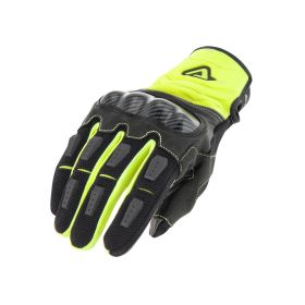 Guanti Moto ACERBIS CE CARBON G 3.0 Omologati Giallo Nero
