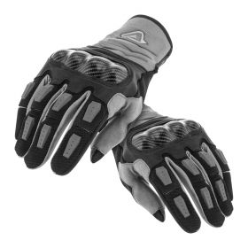 Motorcycle Gloves ACERBIS CE CARBON G 3.0 Approved Black Grey