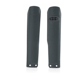Cache-poussoirs de fourche ACERBIS gris métallique pour HUSQVARNA