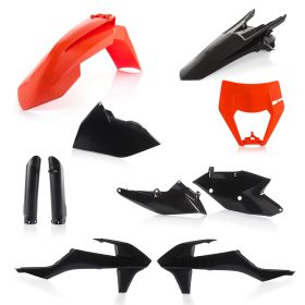 ACERBIS 10-teiliges Verkleidungskit Schwarz/Orange für KTM