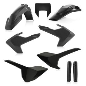 ACERBIS Verkleidungskit 9 Teile Schwarz für HUSQVARNA