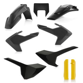 Kit carene 9 pezzi ACERBIS nero/giallo per HUSQVARNA