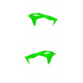 Coppia fianchetti radiatore ACERBIS verdi per KAWASAKI