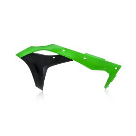 ACERBIS Grüne/schwarze Kühler-Seitenteile für KAWASAKI