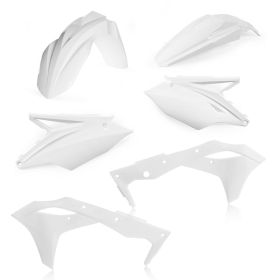 Kit carene 6 pezzi ACERBIS bianco per KAWASAKI KX 250 F