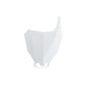 Support de plaque d'immatriculation avant blanc ACERBIS pour HONDA