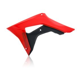 ACERBIS rote/schwarze Kühlerseitenteile für HONDA