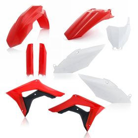 ACERBIS Verkleidungskit 9 Teile rot/weiß für HONDA CRF R