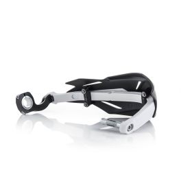 0022397.315 COPPIA PARAMANI COMPLETI ACCIAIO ENDURO X-FACTORY NERO BIANCO