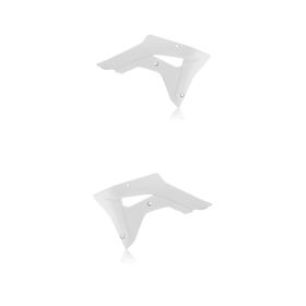 Pair of white radiator side panels ACERBIS for HONDA