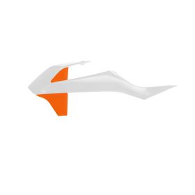 ACERBIS 2X LATI RADIATORE BIANCO ORANGE 16