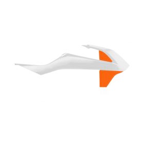 ACERBIS 2X LATI RADIATORE BIANCO ORANGE 16