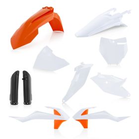 ACERBIS Verkleidungskit 10 Teile 2021 Modell Orange/Weiß