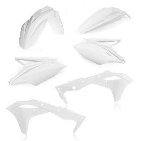 Kit carene 6 pezzi ACERBIS bianco per KAWASAKI