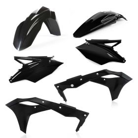 Kit carene 6 pezzi ACERBIS nero per KAWASAKI