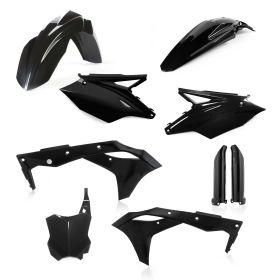 Kit carene 9 pezzi ACERBIS nero per KAWASAKI