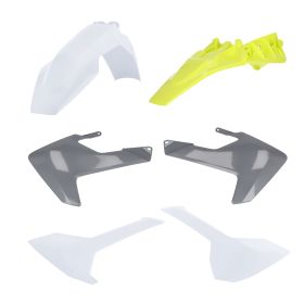 ACERBIS Verkleidungskit 6 Teile 2023 Modell Gelb/Weiß/Grau für HUSQVARNA TC 85