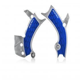 Paratelaio ACERBIS X-Grip argento/blu per YAMAHA