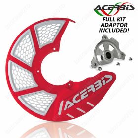KIT PIASTRA + COPRI DISCO X-BRAKE 2 ROSSO