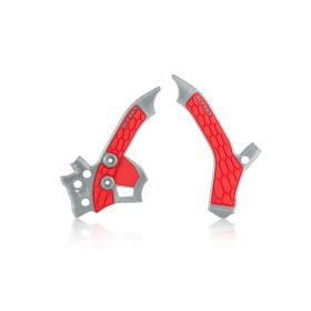 ACERBIS X-Grip Protecteur de Cadre gris/rouge pour HONDA