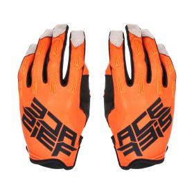 Motocross Enduro Gloves ACERBIS MX X-H Approved Orange