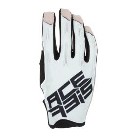 Motocross Enduro Gloves ACERBIS MX X-H Approved Light Grey