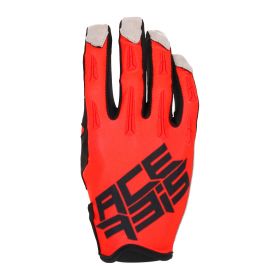 Gants de Motocross Enduro ACERBIS MX X-H Approved Rouge Noir