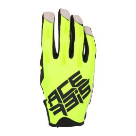 Motocross Enduro Gloves ACERBIS MX X-H Approved Fluo Green Black