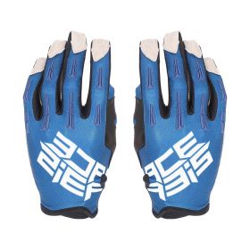 Motocross Enduro Gloves ACERBIS MX X-H Approved Dark Blue