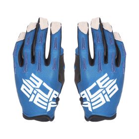 Guanti Motocross Enduro ACERBIS MX X-H Omologati Blu Scuro