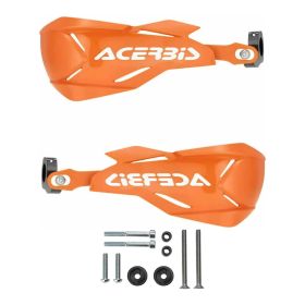 X-FACTORY Garde-mains fermées orange pour Honda/Husqvarna