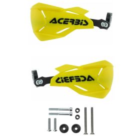 ACERBIS X-Factory geschlossene Handprotektoren gelb/schwarz und Montageset