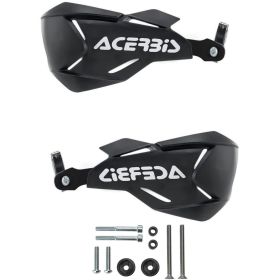 ACERBIS X-Factory Closed Handguards Black/Black and Mounting Kit