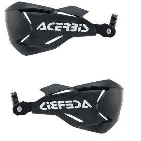 ACERBIS X-Factory Closed Handguards Black/Black and Mounting Kit