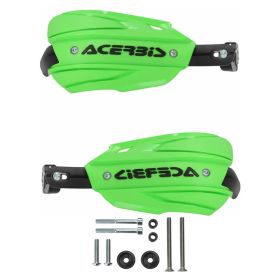 ACERBIS Endurance-X Geschlossene Handprotektoren Grün/Schwarz und Montagesatz