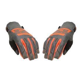 Guanti Motocross Enduro ACERBIS MX WP OMOLOGATO Impermeabili Arancio Grigio