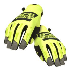 Motocross Enduro Gloves ACERBIS MX WP Approved Waterproof Black Yellow