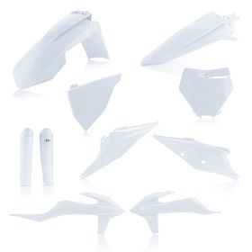 Kit de carénage ACERBIS 10 pièces blanc pour KTM