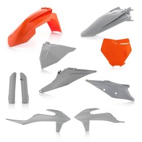 Kit carene 10 pezzi ACERBIS arancio/grigio per KTM
