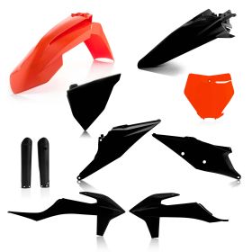ACERBIS Verkleidungskit 10 Teile Schwarz/Orange für KTM
