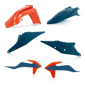ACERBIS Verkleidungskit 6 Teile Blau/Orange für KTM