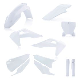 Kit de carénage ACERBIS 11 pièces blanc pour HUSQVARNA