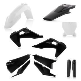 ACERBIS Verkleidungskit 11 Teile Schwarz/Weiß für HUSQVARNA