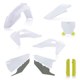 Kit de carénage ACERBIS 11 pièces modèle 2020 blanc pour HUSQVARNA