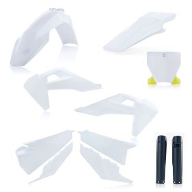 Kit de carénage ACERBIS 11 pièces modèle 2022 blanc pour HUSQVARNA