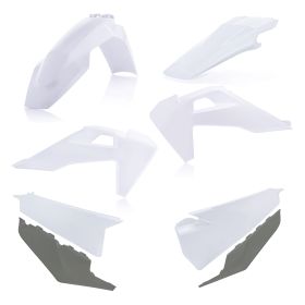 Kit de carénage ACERBIS 8 pièces modèle 2020 blanc pour HUSQVARNA