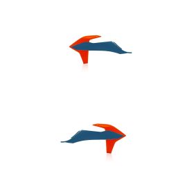 ACERBIS blue/orange radiator side panels for KTM
