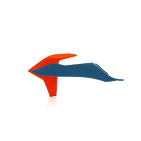 ACERBIS blue/orange radiator side panels for KTM